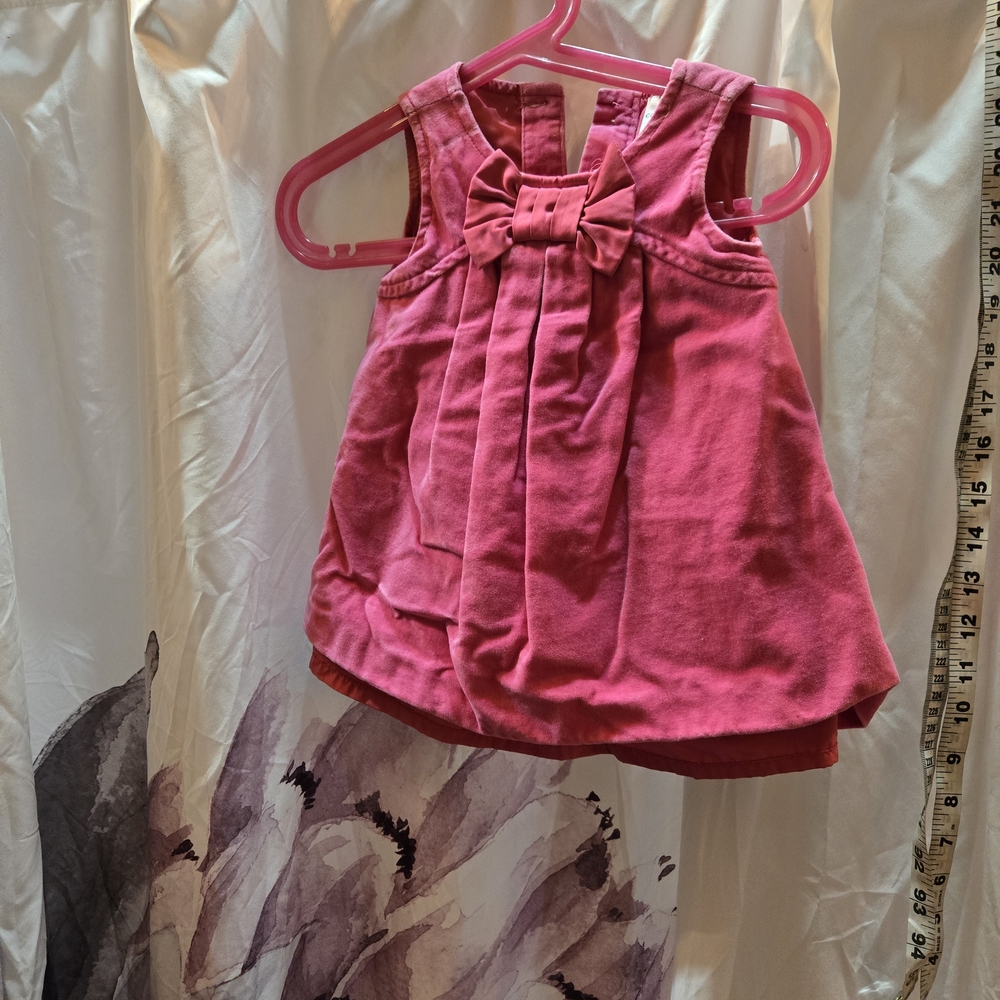Carter's Pink Sleeveless Dress with Bow